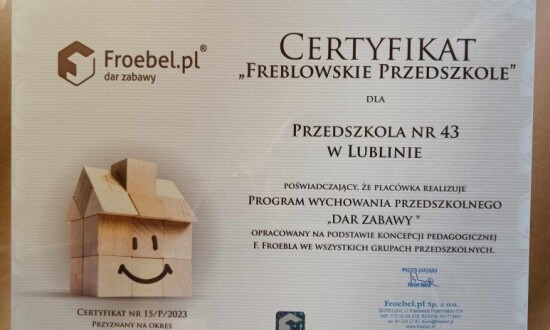 certifikat Froeblowski